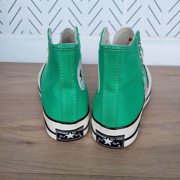 ⭐Converse Chuck Taylor All Star Hi Canvas Sz 5.5 Men Shoes Sneaker Green A08613F - Picture 4 of 10